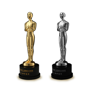 Trofeo in metallo <span class=keywords><strong>Oscar</strong></span> <span class=keywords><strong>premio</strong></span> in metallo trofeo di artigianato di lusso spettacolo dal trofeo <span class=keywords><strong>Oscar</strong></span> - Product Image 3