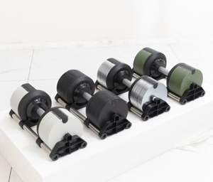 Paire d'haltères réglables <span class=keywords><strong>de</strong></span> 36kg en acier avec plateau gratuit - Product Image 6