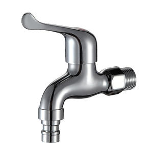Grifo de Agua Fría de un Solo Manípulo, Montado en la Pared, con Válvula de Cerámica, Fácil Instalación, Grifo para Fregadero de Cocina - Product Image 1