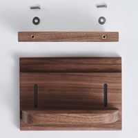 Soporte de Mesa Plegable Ajustable de Madera de Nogal Negro Norteamericano Sólido |   Universal para portátiles |   Directo de Fábrica