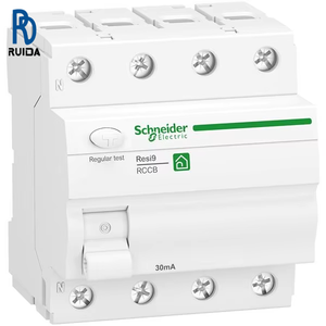 R9r42440 40a 4 ขั้ว, เซอร์กิตเบรกเกอร์ชนิด F, ความไว 30 มิลลิแอมป์ ซีรีส์ R9r - Product Image 1