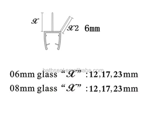 Barrera de Agua para Ducha y Baño de PVC y PC Extruido, Tira de Sellado Flexible Autoadhesiva, Protector Impermeable - Product Image 1
