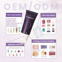 Tube de conditionnement cosmétique en plastique PE de qualité supérieure ABL, tube de lotion pour le corps, tube de massage avec applicateur