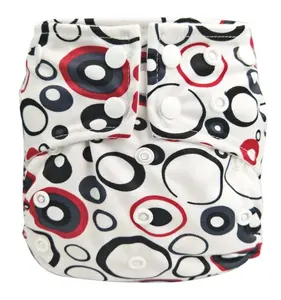 All In Two Double Leg Gusset Pocket Baby Cloth Diapers mit bambus einsatz