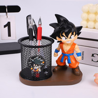 4 styles de porte-stylo créatif en gros Cartoon DBZ Dragon Son Goku Anime Pen Container Office School Supplies Accessories