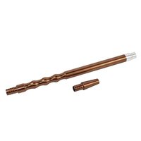 Poignée de narguilé en aluminium de bonne qualité en gros accessoires de poignée de Shisha colorés avec emballage de couleur de mélange de technique de laque