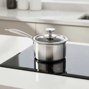 Poêle à frire à prix de gros, antiadhésive, en acier inoxydable, casserole à lait, compatible avec tous les types de cuisinières (gaz, induction), pour la cuisine, la cuisson et le barbecue - Product Image 1