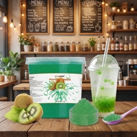 HENGZHI Perles de tapioca éclatantes de haute qualité pour Bubble Tea, saveur fraise, petites perles pour Bubble Tea