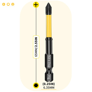 Guest Quality PH2 Magnetic Screwdriver Bit 65mm S2 Alloy Steel For Mobile Phone Repair - Product Image 1