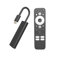Versión global GD1 Amlogic S905Y4 2GB 16GB Control remoto Quad Core BT 5,0 Certificado por Google Android 4K TV Stick Smart TV Box
