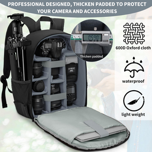 2025 Customized Digital Gear <b>Camera</b> bags Digital SLR <b>Video</b> <b>Camera</b> Backpack Bag Storage For Photography - Product Image 4