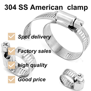 304 thép không gỉ Mỹ phong cách Ống kẹp Worm Gear Hose kẹp 201 thép không gỉ hoặc 304 chất lượng cao cấp kẹp - Product Image 3
