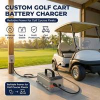 Chargeur de batterie intelligent Li-ion LiFePO4 Fuyuan 14.6V 29.2V 43.8V 58.4V 69.3V 84V 5A 10A 20A 40A pour AGV, robot, chariot de golf, certifié UL CE RoHS