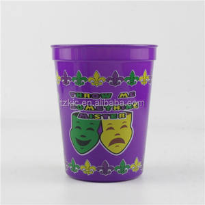 Mardi Gras Wieder verwendbare Plastik becher (25 Stück) 16 Unzen-Party zubehör-Trink geschirr-Karneval - Product Image 6