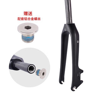 Fourche avant de vélo pliable en fibre de carbone, 20 pouces, frein à disque, pièce de vélo de route légère - Product Image 1