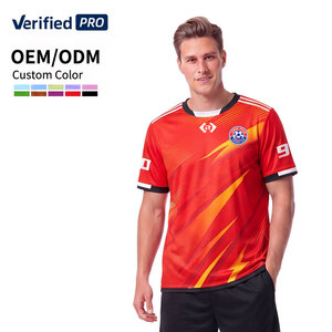 Maillot de football personnalisé de l'équipe nationale <span class=keywords><strong>Yu</strong></span> <span class=keywords><strong>Chen</strong></span> pour homme, été, manches courtes, respirant, haute qualité, 100% polyester, imprimé numériquement - Product Image 1
