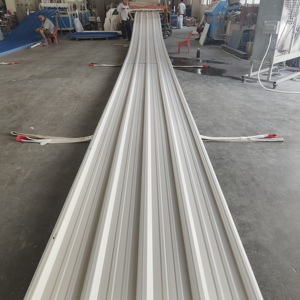 Tuiles de toiture synthétiques en <span class=keywords><strong>PVC</strong></span> ondulé, résistantes à la chaleur, modernes, pour parcs, entrepôts et ateliers - Product Image 3