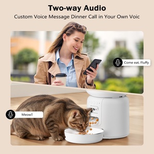 เครื่องให้อาหารสัตว์เลี้ยงอัตโนมัติแบบตั้งเวลาได้ ควบคุมผ่านแอพ WiFi สำหรับสุนัขและแมว รุ่น Factory Cat Dog 4L - Product Image 2