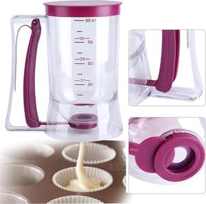 Utensilios de Repostería, Dispensador Manual de Masa para Muffins, Cupcakes, Waffles, Crepas y Panqueques, de Plástico, Comercial - Product Image 2