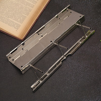 Pince de reliure métallique à 2 anneaux pour classeur à feuilles mobiles, accessoire de dossier, pince perforée simple ouverte épaissie pour dossier d'archives, longueur 140 mm, 30 mm