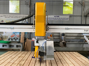 3500mm Industrial CNC Bridge Saw 3 Axis <b>Cutting</b> <b>Machine</b> with Rotating Head for <b>Stone</b> Slabs Granite Marble - Product Image 2
