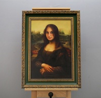 Peinture à l'Huile sur Toile, Portrait Personnalisé Fait Main de Qualité, d'après Photo