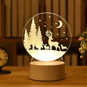 Personnalisé par n'importe quelle image acrylique 3d Anime Led lampe <span class=keywords><strong>de</strong></span> <span class=keywords><strong>table</strong></span> romantique créatif Led veilleuses pour événement Souvenir ornements - Product Image 5