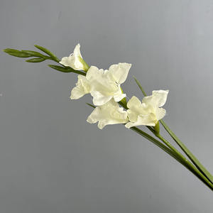 Nouvel arrivage de fleurs artificielles de glaïeul en soie rose à longue tige pour la <span class=keywords><strong>d</strong></span>écoration <span class=keywords><strong>d</strong></span>'hôtel de mariage - Product Image 4