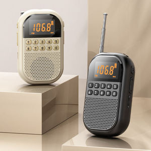 Radio FM/AM rechargeable pour personnes âgées avec clavier numérique, fente pour carte TF, écran LED, antenne télescopique, radio à signal fort - Product Image 3