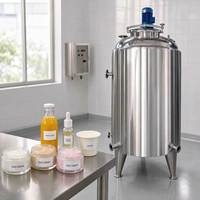 Réservoir de stockage d'eau sanitaire en acier inoxydable, très vendu, facile à nettoyer et à entretenir, avec agitateur et agitation électrique