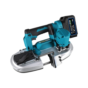 Best-selling 5+1 speed-adjustable DIY cordless lithium-ion band <b>saw</b> non-combustible cutting machine for metal and wood - Product Image 1