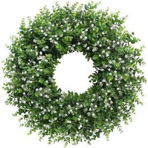 Spring and Summer Starry Eucalyptus 60CM <b>Garland</b> Artificial <b>Green</b> Leaves Semi-manual Door Courtyard Living Room Decoration - Product Image 6