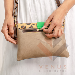 LW Women's Stylish Single <b>Strap</b> Cross Body Bag Genuine Leather Fringe <b>Shoulder</b> Sling for Girls Bohemian Style for Spring Winter - Product Image 6