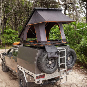 เต็นท์หลังคาแข็ง ระบบรองรับไฮดรอลิกอัตโนมัติ พื้นที่นอนภายนอกที่สะดวกสบาย สำหรับทุกฤดู ผ้าสองชั้น ป้องกันรังสียูวี - Product Image 4