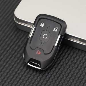 MS 3 + 1 botón Inicio Hoja sin cortar Control remoto Funda para llave para Chevrolet GMC Smart Keyless Vehicle Blank Car <span class=keywords><strong>Key</strong></span> Fob Shell - Product Image 5