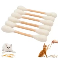Jouet à mâcher interactif et durable en feutre de laine écologique avec herbe à chat bio pour chats