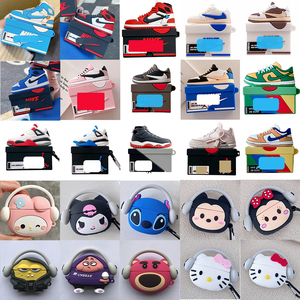 Anime música moda Zapatos zapatilla diseño silicona protección completa auricular funda para AirPods Pro 2 2ª generación 2022