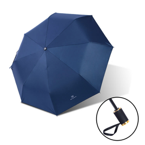 Paraguas Plegable de Tres Secciones de 21 Pulgadas con Revestimiento Negro, Personalizado con Impresión, Totalmente Automático y Resistente al Viento, Regalos Empresariales, Gran Venta QX - Product Image 5