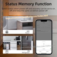Module d'interrupteur intelligent mini Tuya Wifi / Zigbee 16A 1/2/3/4 voies, compatible avec le contrôle bidirectionnel via Smart Life, Alexa, Google Home, Yandex Alice