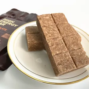 Pack de barres de ration alimentaire d'urgence pour biscuits à haute énergie au goût de chocolat