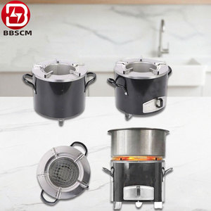 Réchaud de pique-nique portable en acier inoxydable, cuisinière multifonctionnelle à bois pour camping et cuisine, faible MOQ personnalisé - Product Image 1