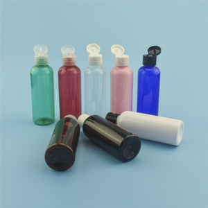 Bán Buôn <span class=keywords><strong>100Ml</strong></span> Hổ Phách Màu Xanh Rõ Ràng Trắng Đen Xanh <span class=keywords><strong>Round</strong></span> Shape PET Nhựa Kem Dưỡng Da Chai Với Flip Cap Nhà Cung Cấp - Product Image 4