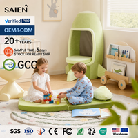 Vakuumverpacktes Memory-Schaum Kinder-Spielsofa Großhandel Maßgefertigter Stoff Modernes Design Hochdichter Schaum Raketen-Sofa für Kinderspiele