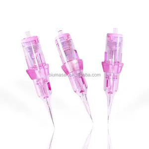Biomaser 20 cái màu hồng Tattoo Cartridge needles dùng một lần tiệt trùng an toàn RM RS Tattoo Needle cho Cartridge máy Grips