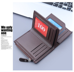 Wholesale Novax Softback Hiking <b>Men's</b> <b>Wallet</b> PU Coin Purse Vintage Vertical Short Credit Card Holder Money Bag RFID - Product Image 2