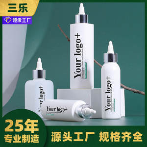 Custom <b>Plastic</b> Bottles Cylinder Dropper Sealing 30-1000ml Cosmetic <b>Packaging</b> General Use True Colors Label Printing - Product Image 5