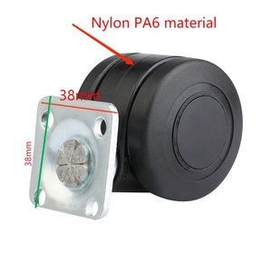 Light Duty Nylon PA Swivel Caster Wheels 2-3 Inch with Total Brake 35-40KG Load Low Freight for <b>Trolley</b> and Furniture - Product Image 4