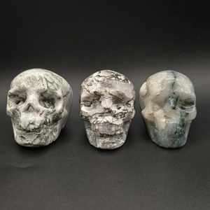 Venta al por Mayor de Cristalhola, Calaveras de Ágata Natural de Alta Calidad, Estilo Bohemio, Talladas, Artesanías, Decoración para el Hogar, Halloween - Product Image 5