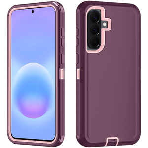 Nouvelle coque de téléphone <span class=keywords><strong>portable</strong></span> hybride en TPU et PC, résistante aux chocs, de luxe, 3 en 1, <span class=keywords><strong>pour</strong></span> Samsung Galaxy A17 4/5g avec clip de <span class=keywords><strong>ceinture</strong></span> - Product Image 1