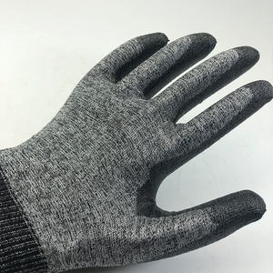 NMSAFETY-GUANTE DE TRABAJO DE 18 calibres, nailon + revestimiento de alambre de acero UHMWPE recubierto de pu suave, resistente al corte A6 - Product Image 2